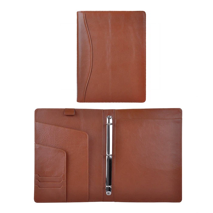 leather binder portfolio