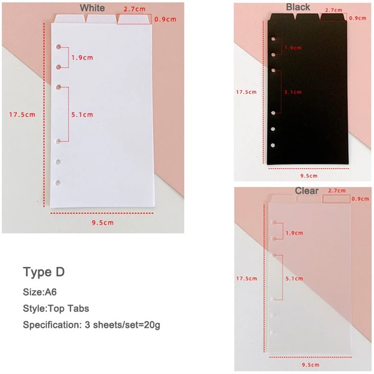 tab dividers for binders
