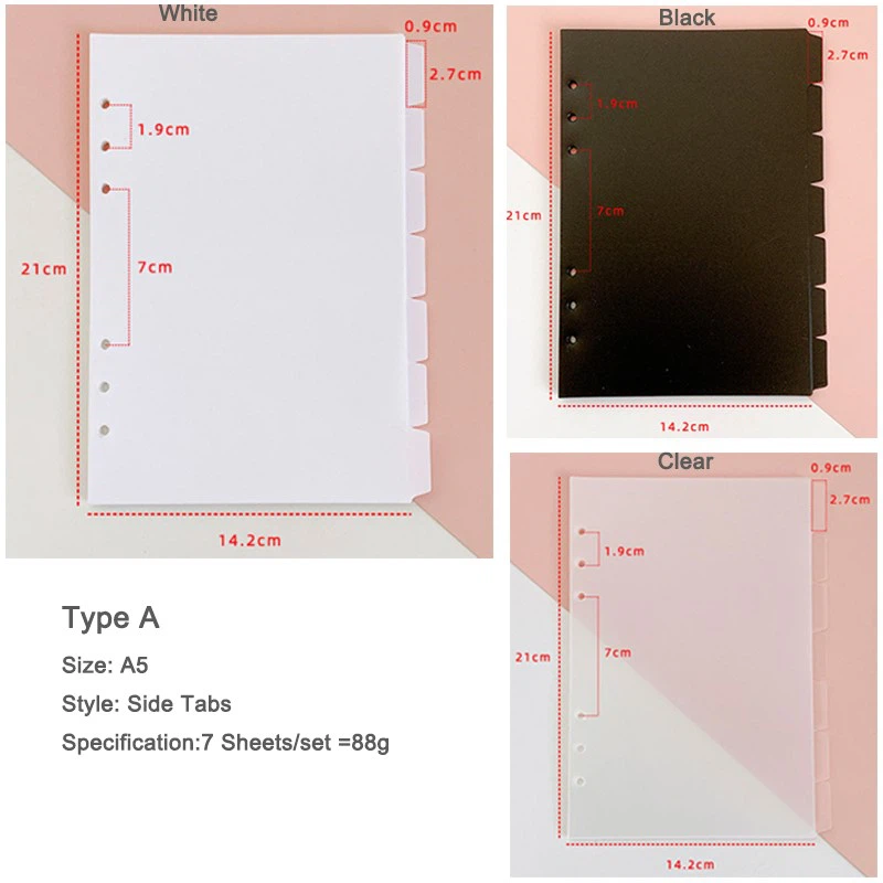 A5 SIDE TAB A5 SIDE TAB