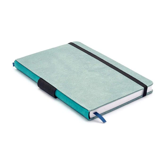 Hardcover Leather Diary With Elastic Band Hardcover Leather Diary With Elastic Band