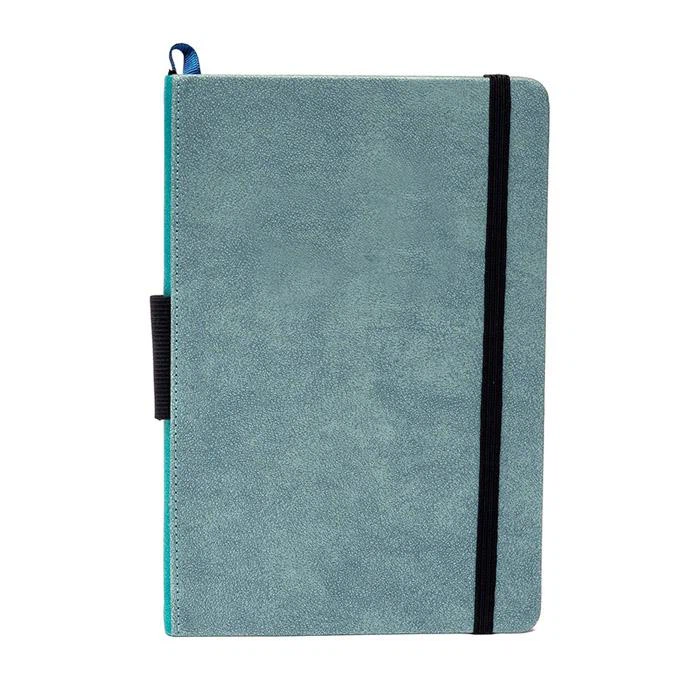 Hardcover Leather Diary With Elastic Band Hardcover Leather Diary With Elastic Band