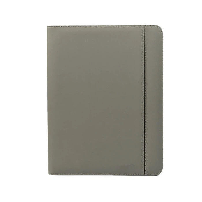 PU Leather Zipper Padfolio Portfolio With Legal Pad