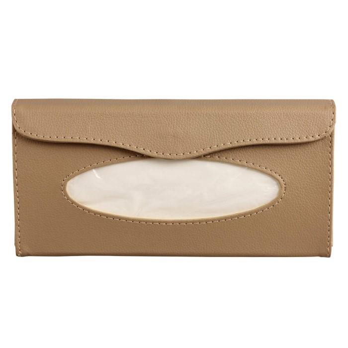 Rectangular PU Leather Tissue Holder