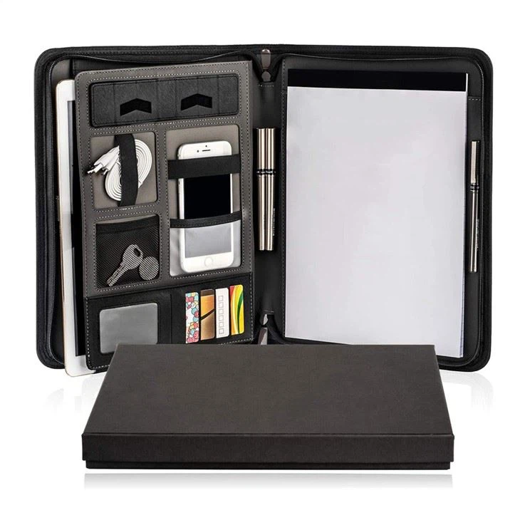 PU Compendium Leather Folio