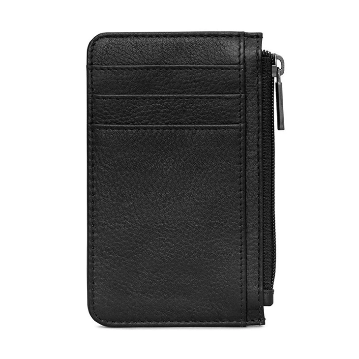 Zipper Leather Wallet
